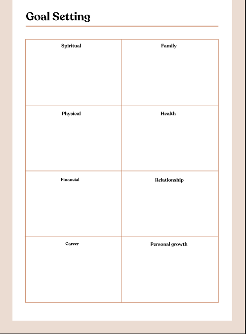 Personal Growth Planner | Undated Yearly Planner for Adults - Image 2