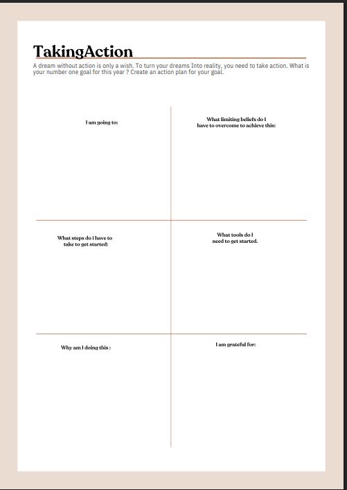 Personal Growth Planner | Undated Yearly Planner for Adults - Image 3