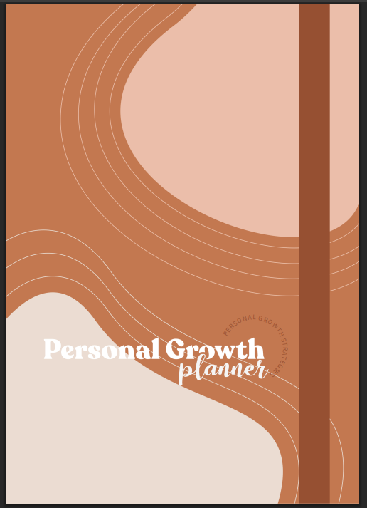 Personal Growth Planner | Undated Yearly Planner for Adults